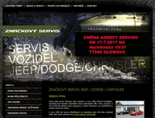 Tablet Screenshot of jeepservis.cz